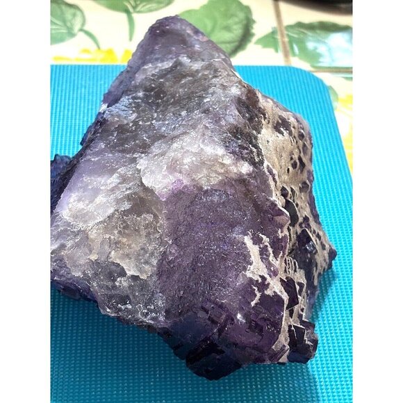 FLUORITE  Purple  Crystal Cluster 2248 g (4.956 lbs.)​ - Picture 5 of 14